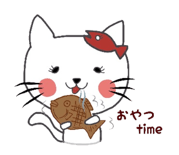 office lady cat sticker #10279910