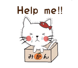 office lady cat sticker #10279919