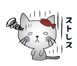 office lady cat sticker #10279921