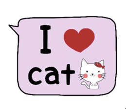 office lady cat sticker #10279930