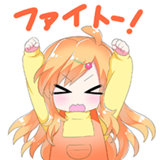 moe! Tender girl sticker #10279939