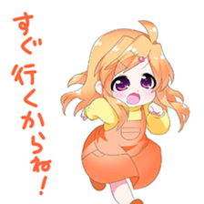 moe! Tender girl sticker #10279940