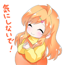 moe! Tender girl sticker #10279944