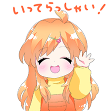 moe! Tender girl sticker #10279954