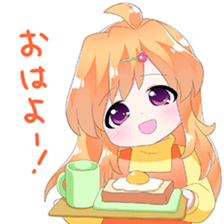 moe! Tender girl sticker #10279955