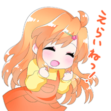 moe! Tender girl sticker #10279959