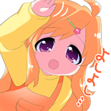 moe! Tender girl sticker #10279962