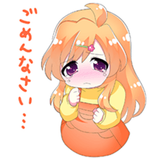 moe! Tender girl sticker #10279966