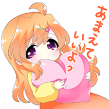 moe! Tender girl sticker #10279971