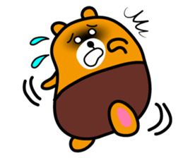 Liu-Lang Bear-Face for fear sticker #10280296