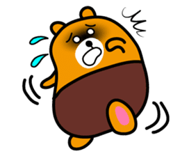 Liu-Lang Bear-Face for fear sticker #10280296