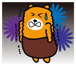 Liu-Lang Bear-Face for fear sticker #10280298