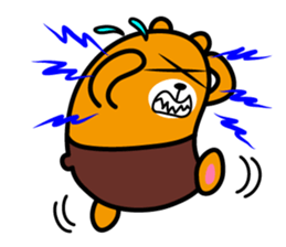 Liu-Lang Bear-Face for fear sticker #10280299