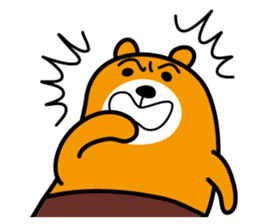 Liu-Lang Bear-Face for fear sticker #10280306