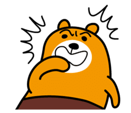 Liu-Lang Bear-Face for fear sticker #10280306