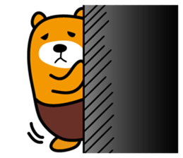 Liu-Lang Bear-Face for fear sticker #10280307