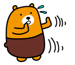 Liu-Lang Bear-Face for fear sticker #10280308