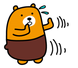 Liu-Lang Bear-Face for fear sticker #10280308