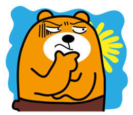 Liu-Lang Bear-Face for fear sticker #10280311