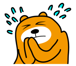 Liu-Lang Bear-Face for fear sticker #10280314