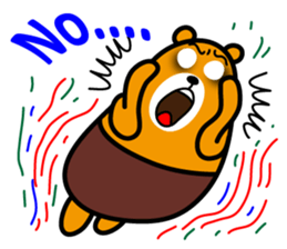 Liu-Lang Bear-Face for fear sticker #10280316