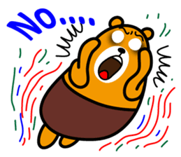 Liu-Lang Bear-Face for fear sticker #10280316