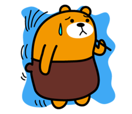 Liu-Lang Bear-Face for fear sticker #10280317