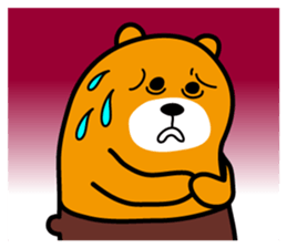 Liu-Lang Bear-Face for fear sticker #10280318