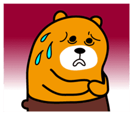 Liu-Lang Bear-Face for fear sticker #10280318