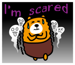 Liu-Lang Bear-Face for fear sticker #10280320