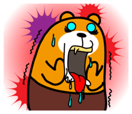 Liu-Lang Bear-Face for fear sticker #10280321