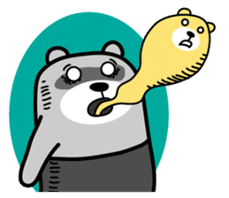 Liu-Lang Bear-Face for fear sticker #10280324
