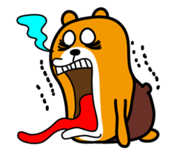 Liu-Lang Bear-Face for fear sticker #10280333