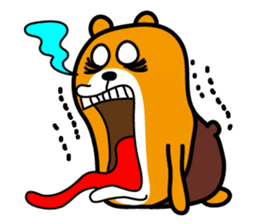 Liu-Lang Bear-Face for fear sticker #10280333