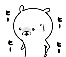 yuru-fuwa rabbit sticker #10280588