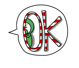 Handwritten balloon&Dwarf -Basic word- sticker #10281064