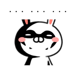 Rabbit balloon Kansai dialect sticker #10282399