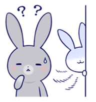 Lovey-dovey rabbit 3 (English) sticker #10282490