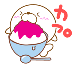 Sticker of cute seal sticker #10282501