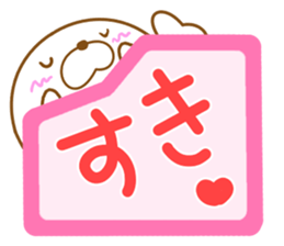 Sticker of cute seal sticker #10282509