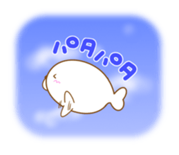 Sticker of cute seal sticker #10282532