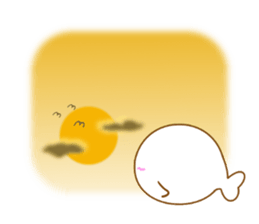 Sticker of cute seal sticker #10282534