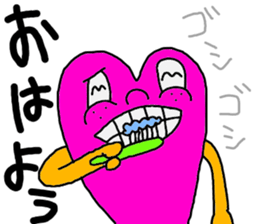 kimoi heart sticker #10282869