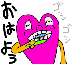 kimoi heart sticker #10282869