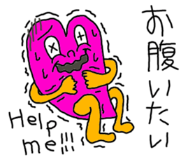 kimoi heart sticker #10282871