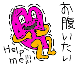 kimoi heart sticker #10282871