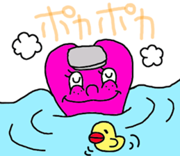 kimoi heart sticker #10282873