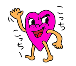 kimoi heart sticker #10282881