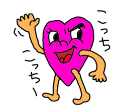 kimoi heart sticker #10282881