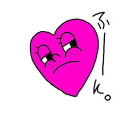 kimoi heart sticker #10282883